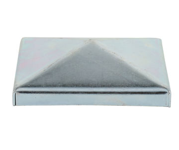 Afbeeldingen van Gegalvaniseerde Dop Vierkant 80X80mm