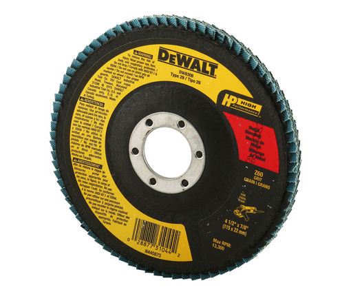 Afbeeldingen van DEWALT  Grit Zirconia Haakse Grinder klepschijf