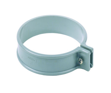 Afbeeldingen van DYKA PVC Ophangbeugel met schroef 110mm grijs