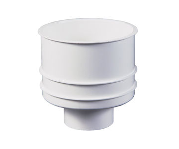 Afbeeldingen van DYKA ABS Buitenpot onderuitloop 50mm wit