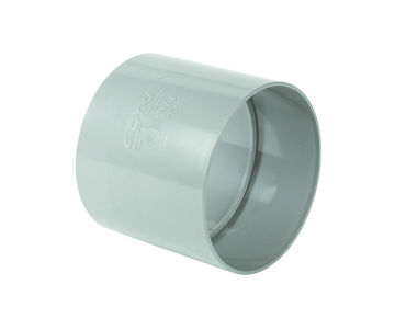 Afbeeldingen van DYKA PVC Steekmof 40mm 2x lijmmof grijs