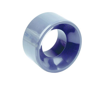 Afbeeldingen van DYKA PVC Verloopring PN16 110x90mm spie/ lijmmof grijs