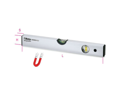 Picture of BETA Spirit Level With Magnetic Bases 600mm