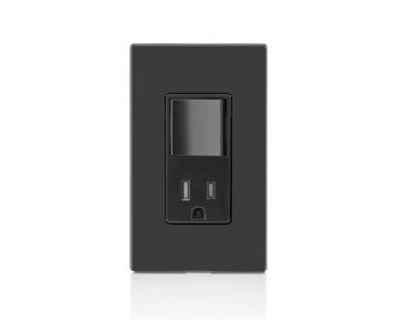Afbeeldingen van LEVITON Combinatieschakelaar, met stopcontact