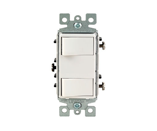 Afbeeldingen van LEVITON Schakelaar dubbel