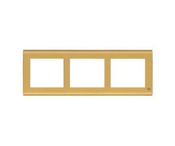 Afbeeldingen van MAKEL Drievoudig Frame Mat goud