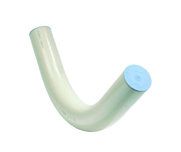 Afbeeldingen van DYKA PVC Getrokken bocht KIWA PN7,5 110mm 90° crème