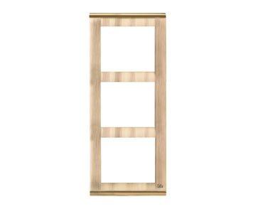 Afbeeldingen van MAKEL Drievoudig Frame Messing