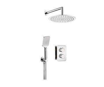 Afbeeldingen van DEANTE Inbouwdoucheset, met thermostatische BOX - rond
