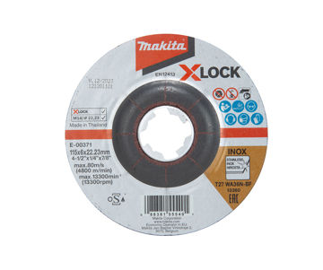 Afbeeldingen van MAKITA X-Lock Slijpschijf