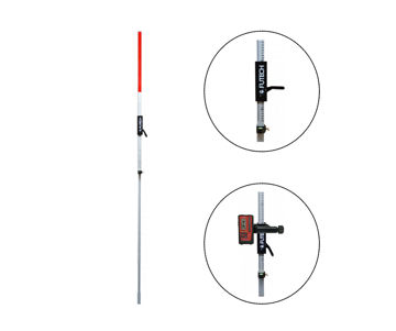Afbeeldingen van FUTECH Laser Meetstok met snelsluiting 240cm