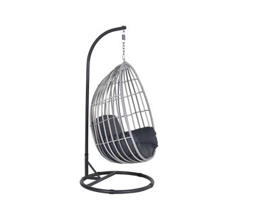 Afbeeldingen van GARDEN IMPRESSIONS Panama Schommelstoel Egg Carbon