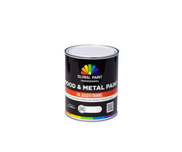 Afbeeldingen van GLOBAL PAINT Oil Based Enamel High Gloss White