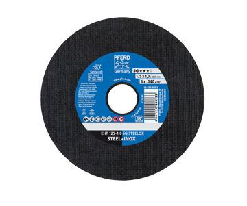 Afbeeldingen van PFERD Cut-off Wheel EHT 125-1,0 A 60 P PSF-22,23 SG STEELOX