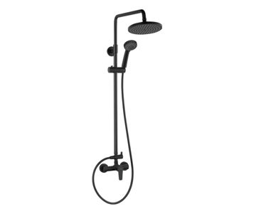 Afbeeldingen van FERRO Ritto - Rainfall Shower System And Mixer, Black