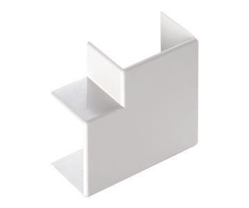 Afbeeldingen van ELETTROCANALI Hoekstuk 60X17Mm Wit