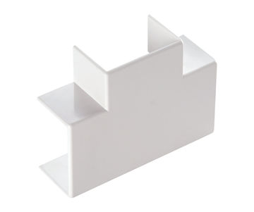 Afbeeldingen van ELETTROCANALI T-Stuk 30X10Mm Wit