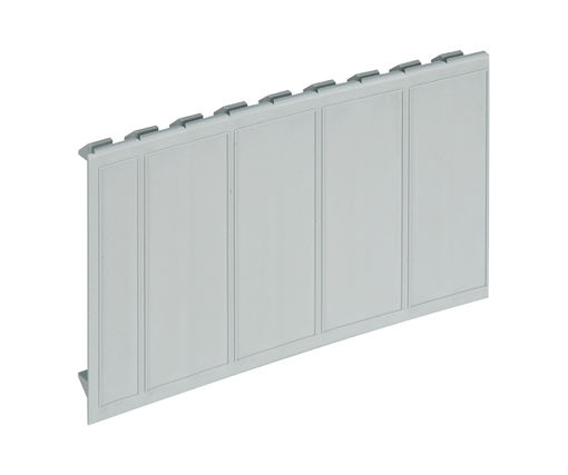 Afbeeldingen van ELETTROCANALI Modular Blank Plate 4,5 Modules Grey