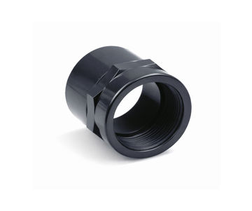 Afbeeldingen van DYKA PVC Overgangsmof PN16 25mm x 3/4" lijmmof/ binnendraad grijs