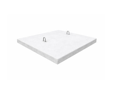Afbeeldingen van Stelconplaat zonder stalen rand  2000x2000x120mm C20/25